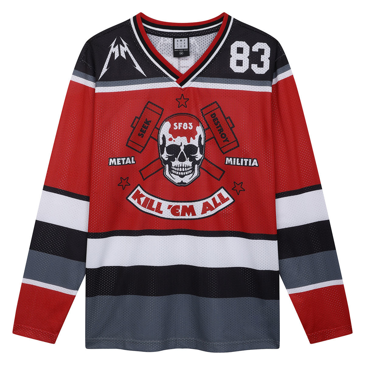 Image of Metallica Unisex Hockey Jersey Amplified