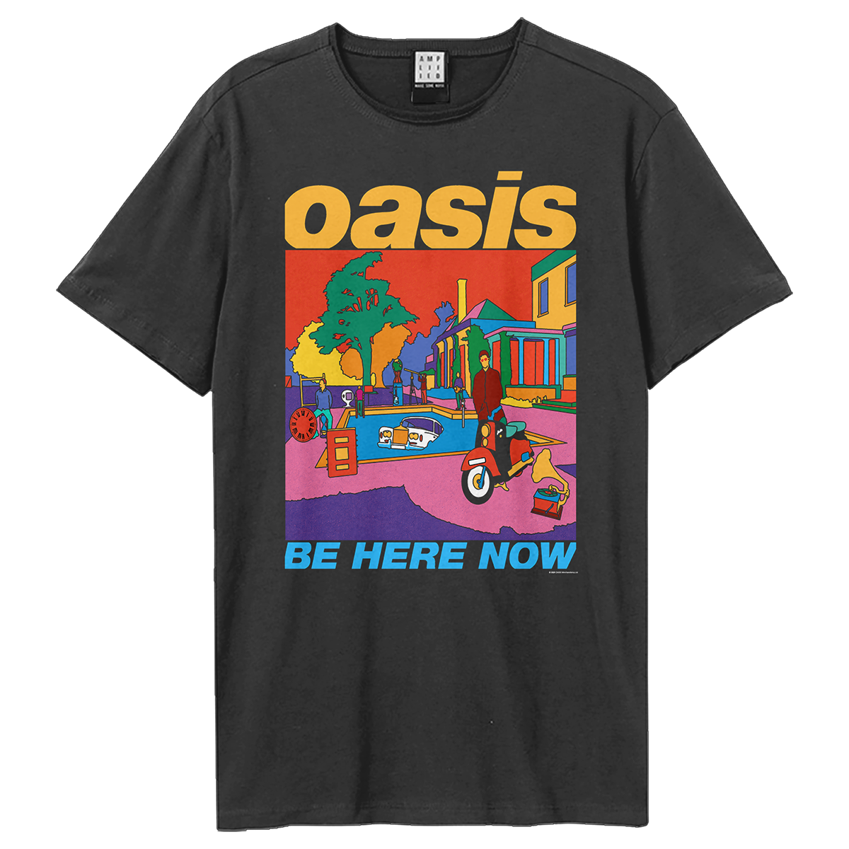 Image of Oasis  Unisex T-shirt,  Be Here Now Colour