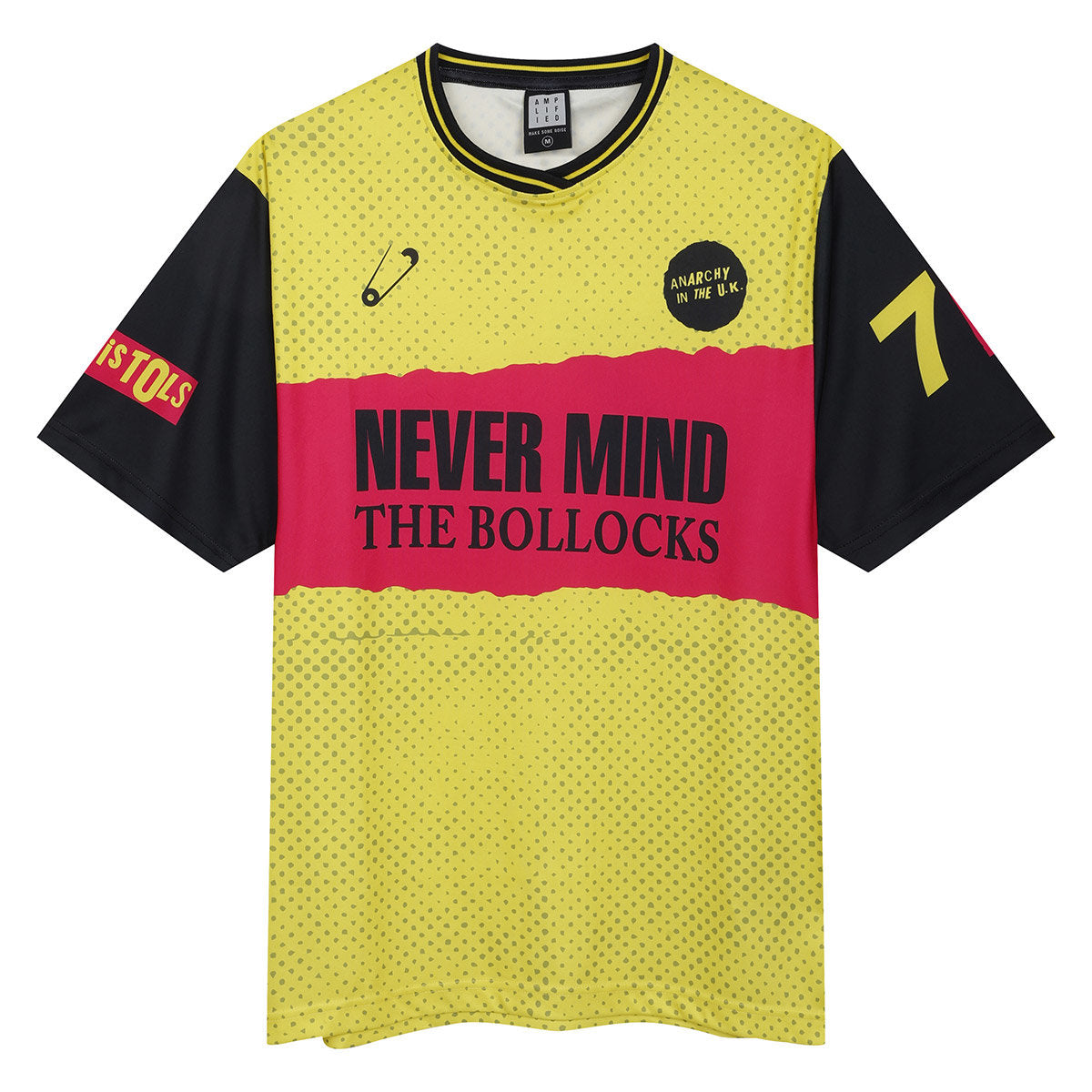 Image of Sex Pistols, Never Mind Football Jersey Amplified