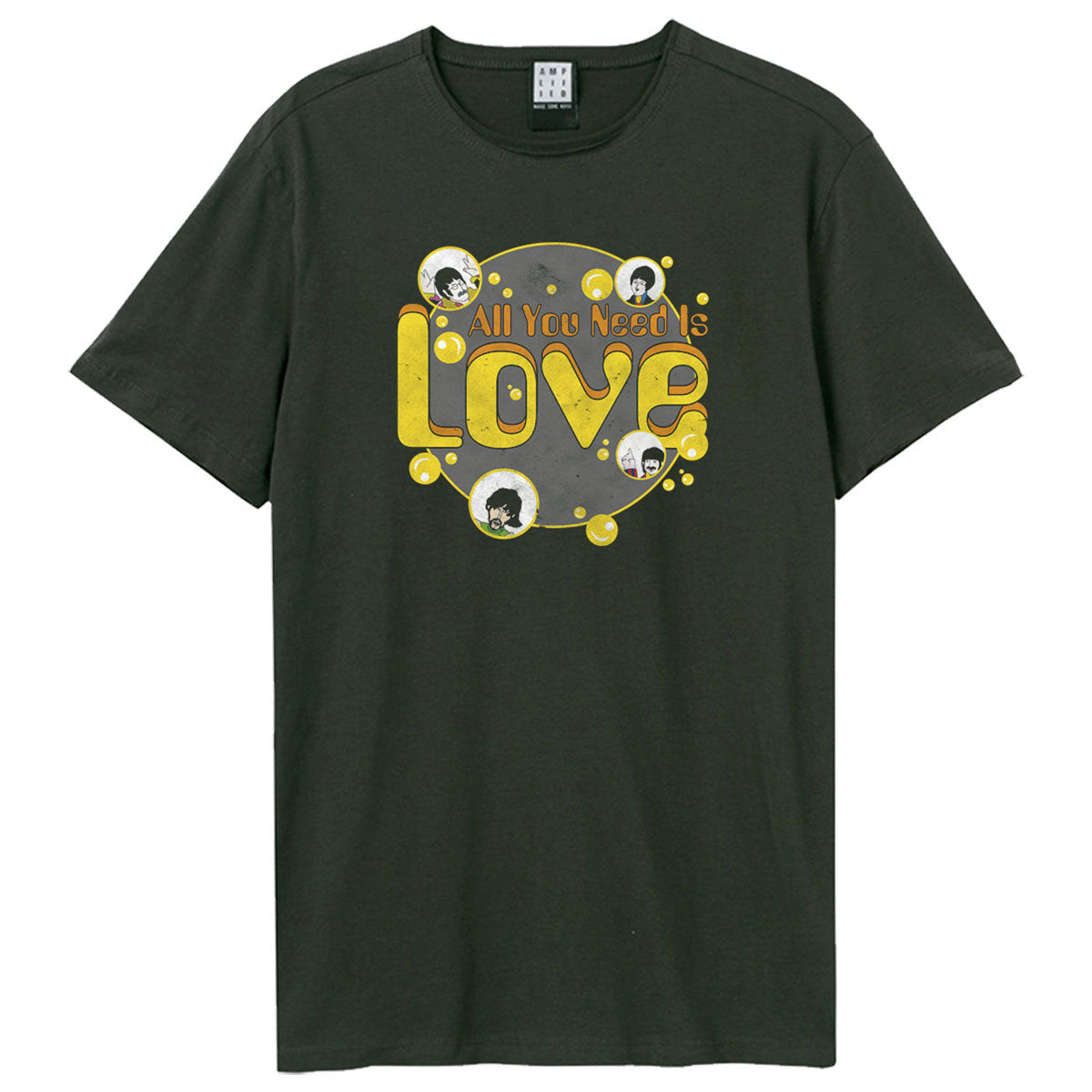 Image of The Beatles T-Shirt- All You Need Is Love Amplified