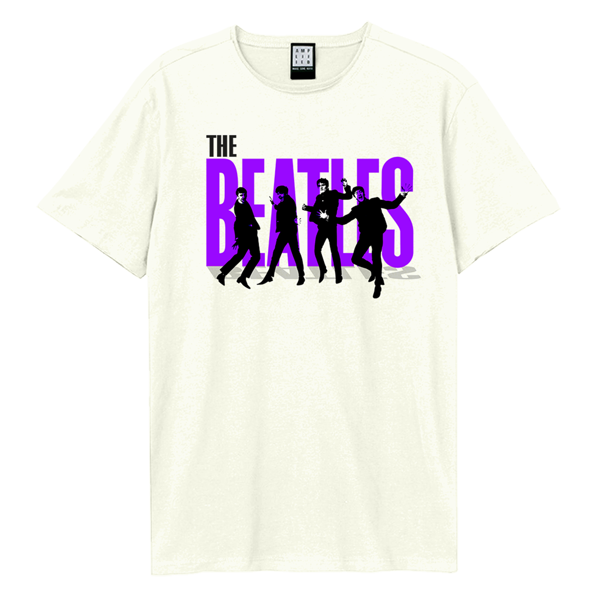 Image of The Beatles T-shirt - Fab Four And Logo Amplified