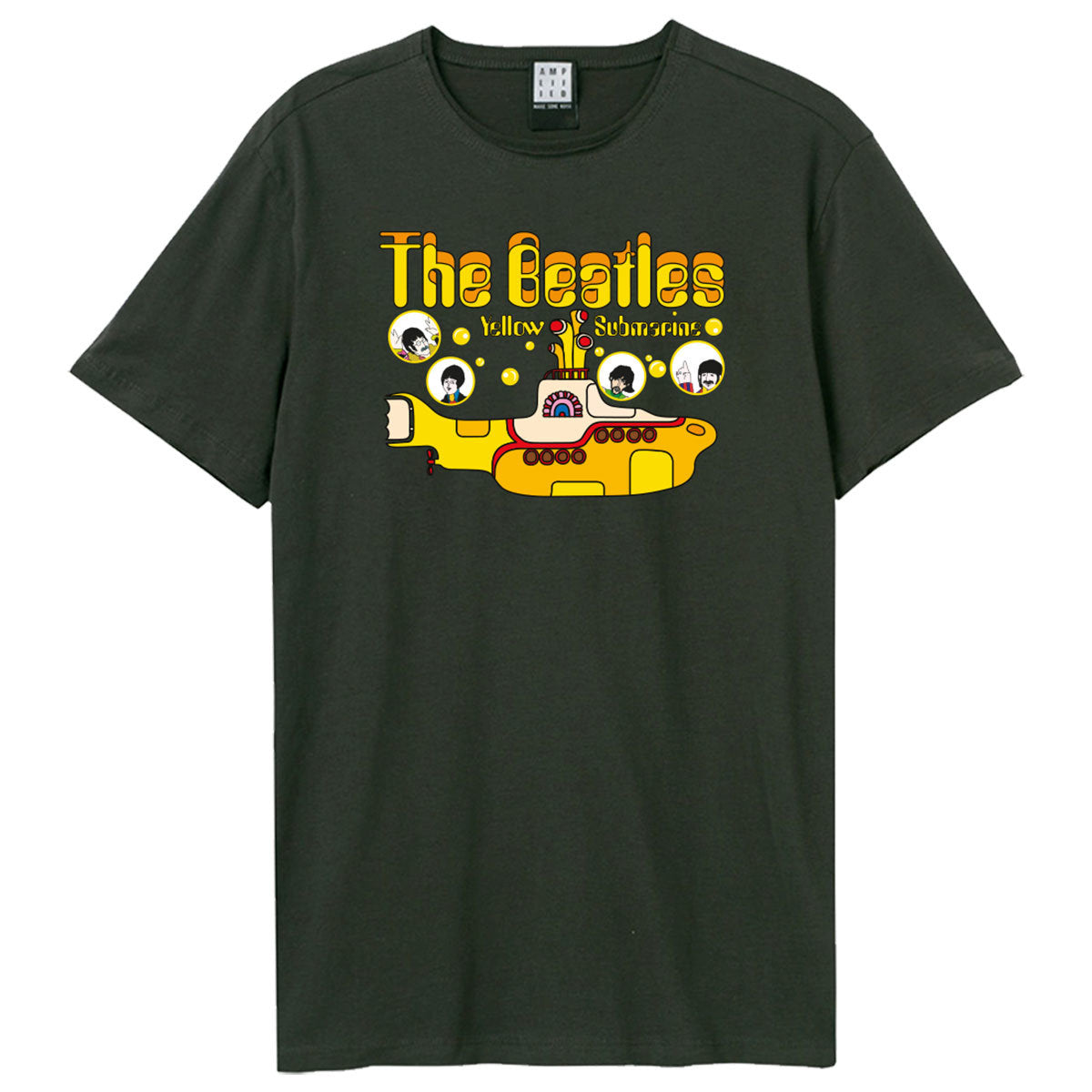 Image of The Beatles T-Shirt-Yellow Submarine Amplified