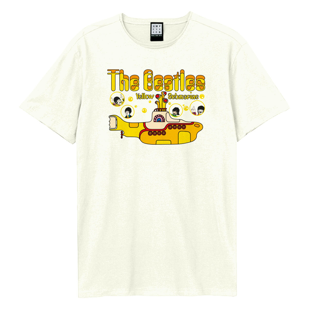 Image of The Beatles T-Shirt-Yellow Submarine Amplified