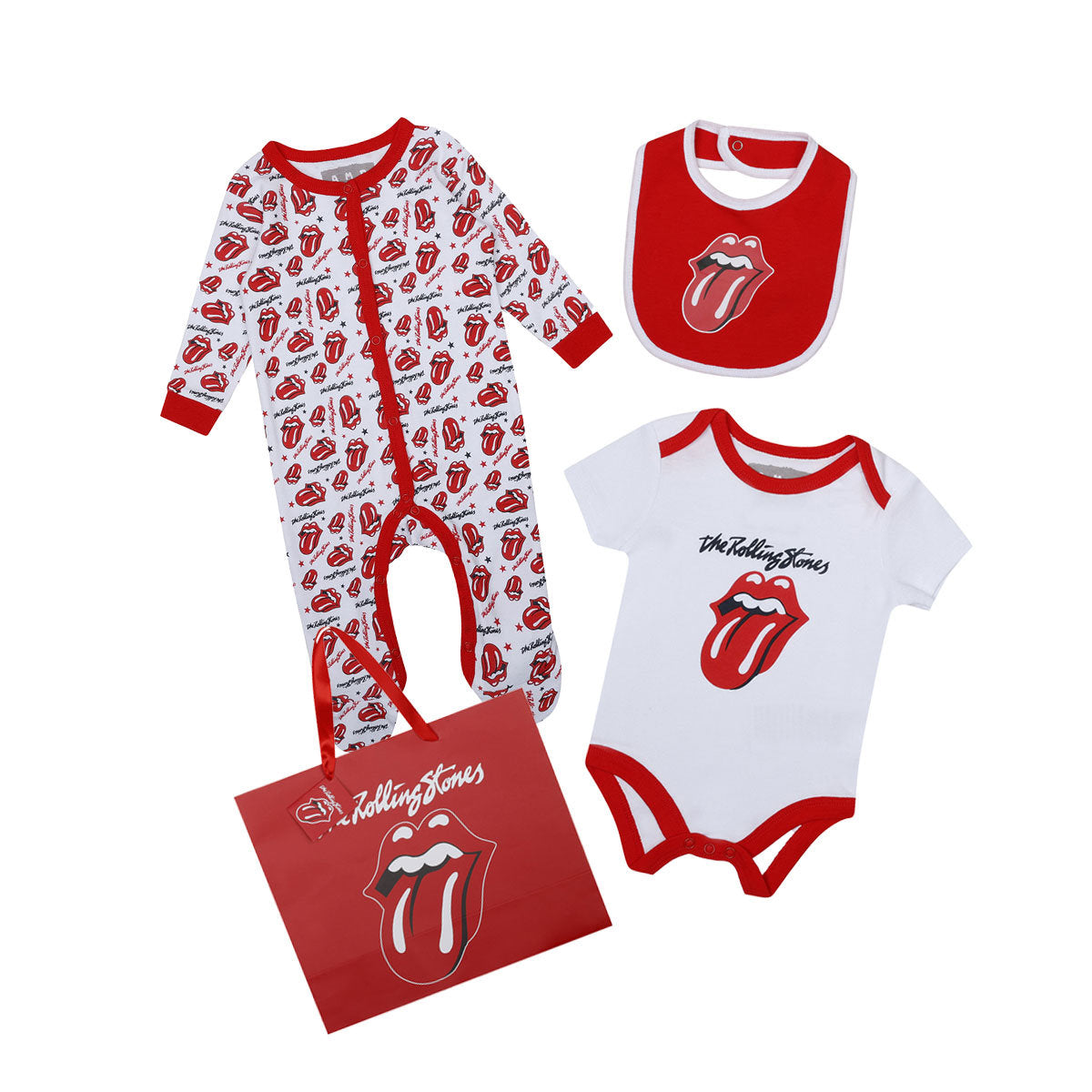 Rolling Stones Amplified Baby Grow Set Premium Cotton Backstage rolling-stones-amplified-baby-grow-set-premium-cotton-backstage