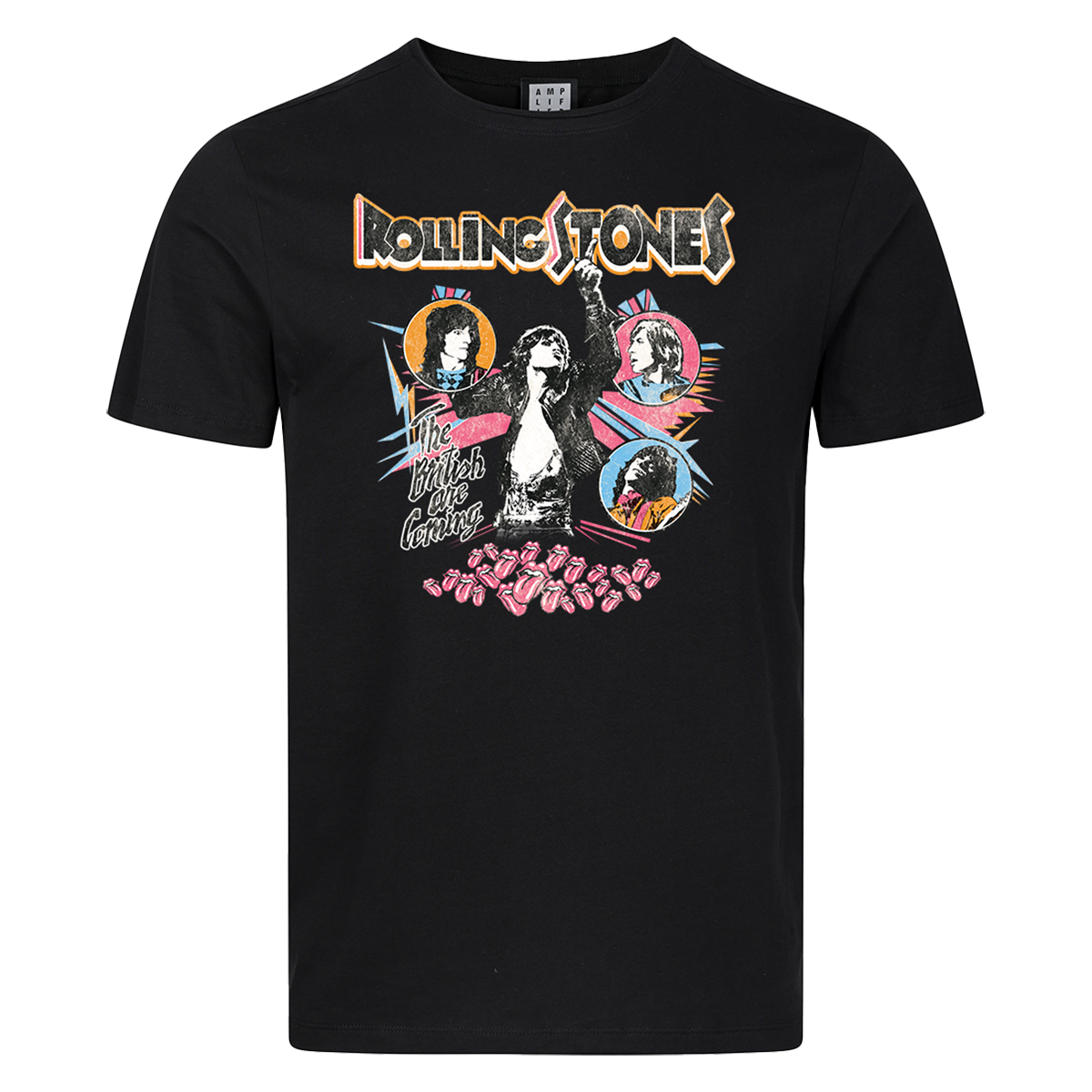 Image of The Rolling Stones T-Shirt - British Are Coming Amplified