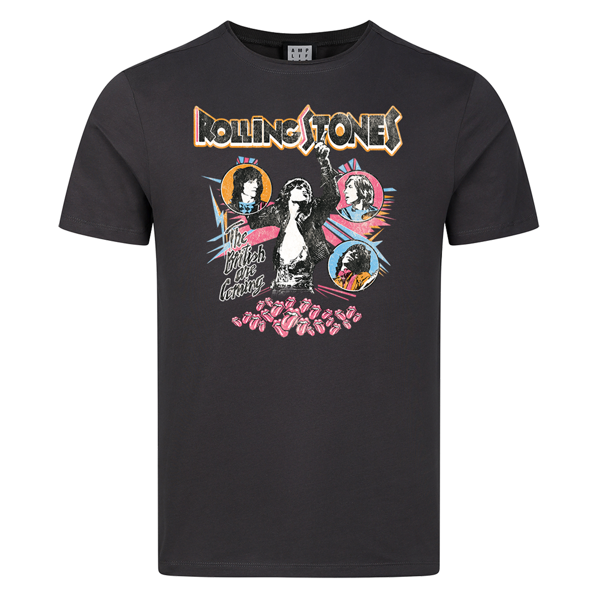 Image of The Rolling Stones T-Shirt - British Are Coming Amplified