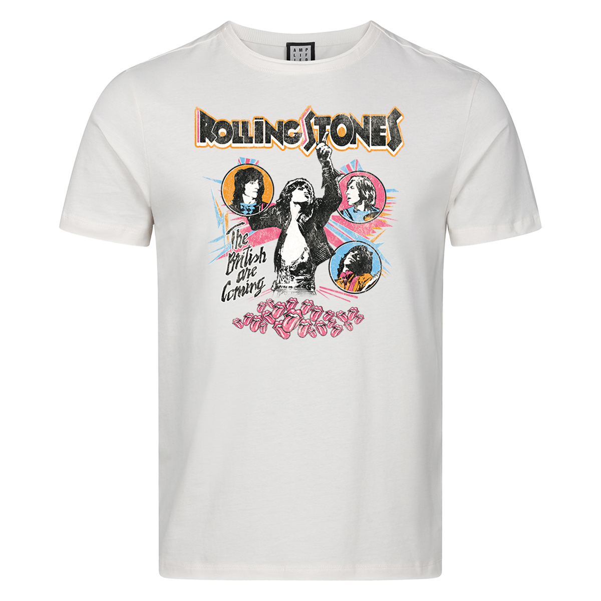 Image of The Rolling Stones T-Shirt - British Are Coming Amplified