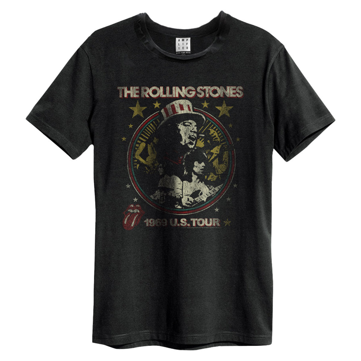 Image of The Rolling Stones T-Shirt - Us Tour 69 Amplified