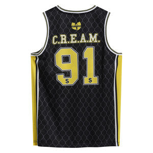 Image of Wu-Tang Clan Basketball Jersey - Cream Amplified