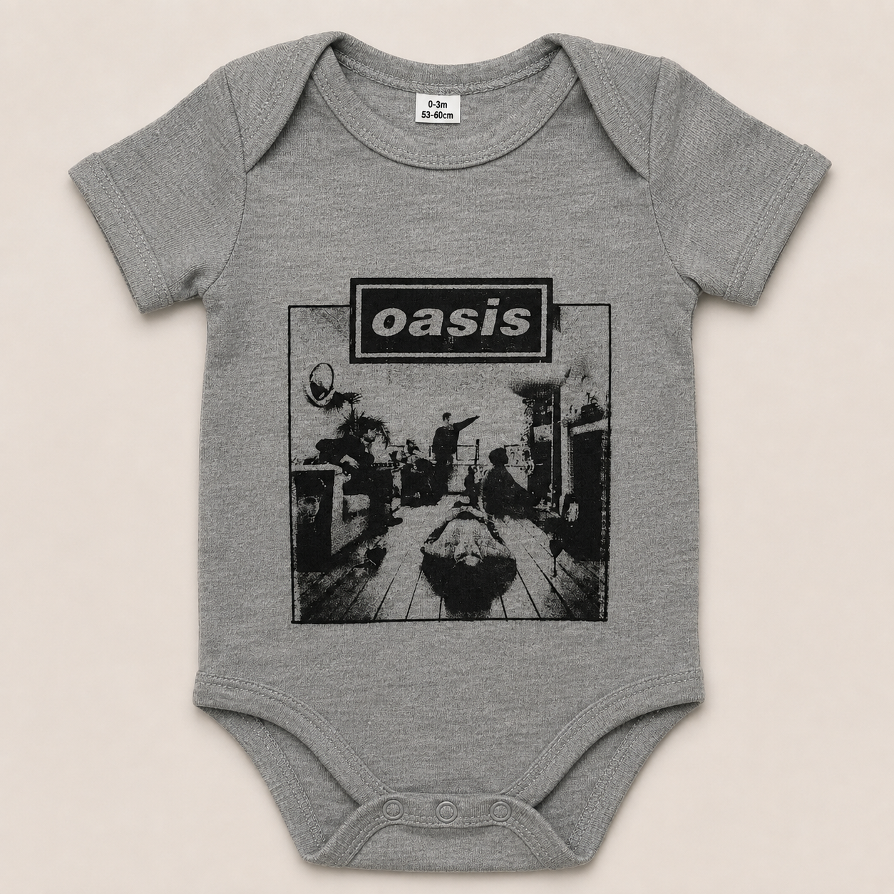 Image of Oasis Kids Baby Grow: Definitely Maybe Frame
