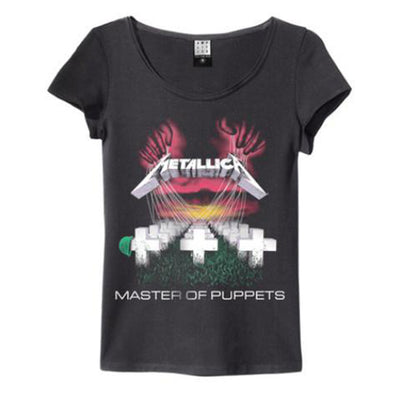 Metallica Master Of Puppets Amplified charcoal Women's T-shirt