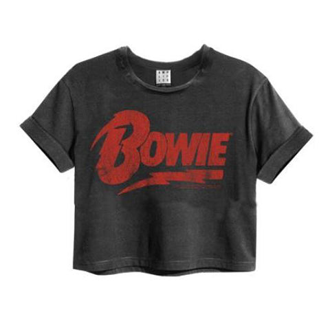 Image of David Bowie Logo Crop Top