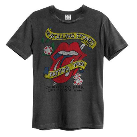 Image of The Rolling Stones Tattoo Men’s T-shirt Amplified