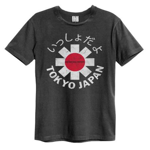 Image of Red Hot Chili Peppers Tokyo Amplified charcoal Men's T-shirt