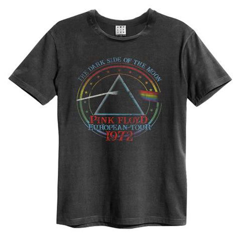 Image of Mens' Pink Floyd T-shirt - 1972 Tour, Charcoal