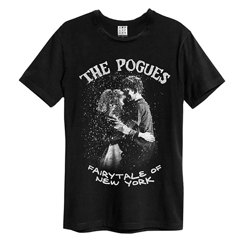 Image of The Pogues Black Tee - Fairytale of New York
