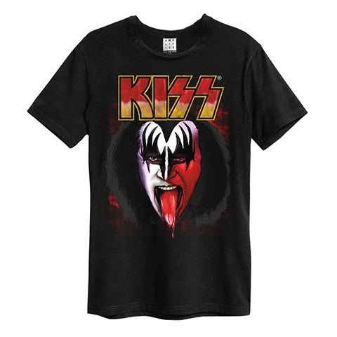 Image of Kiss Logo Face Men's T-shirt