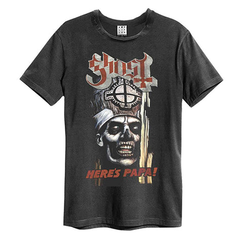 Image of Ghost Amplified Charcoal T-shirt