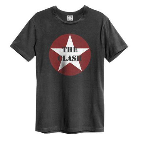 Image of The Clash Star Logo Amplified Mens T-Shirt