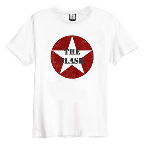 The Clash Star Logo Amplified Mens T-Shirt