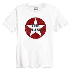 Image of The Clash Star Logo Amplified Mens T-Shirt