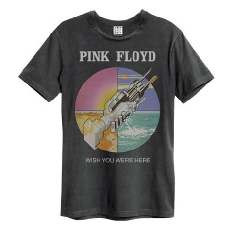 Image of Mens' Pink Floyd T-shirt - Wish You Were Here, Charcoal