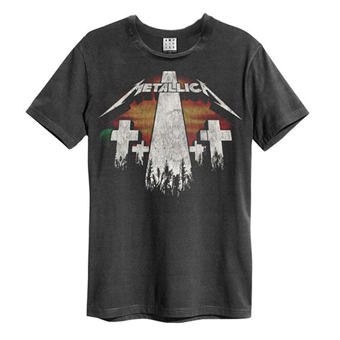 Image of Metallica Master Of Puppets Amplified charcoal Men's T-shirt