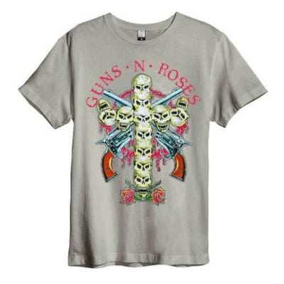 Guns 'n' Roses Skull Cross Amplified Men's T-shirt