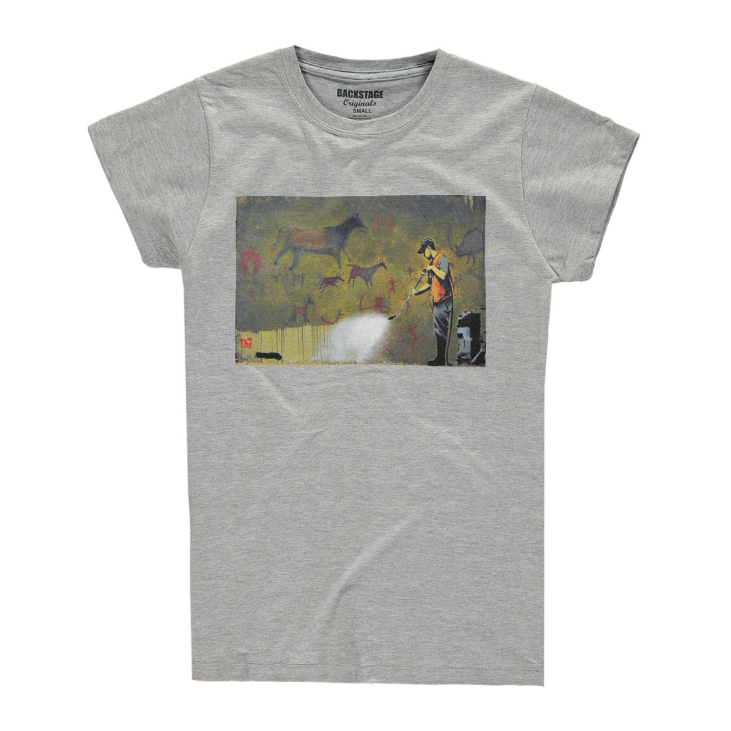 Image of Banksy Cave Painting Women's T-shirt
