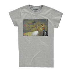 Image of Banksy Cave Painting Women's T-shirt