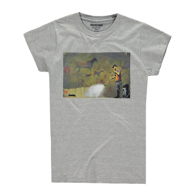 Banksy Cave Painting Women's T-shirt