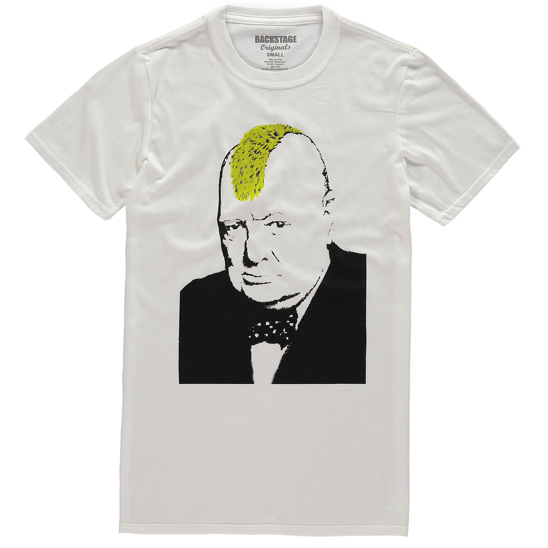 Banksy Churchill Mohawk Men's T-shirt