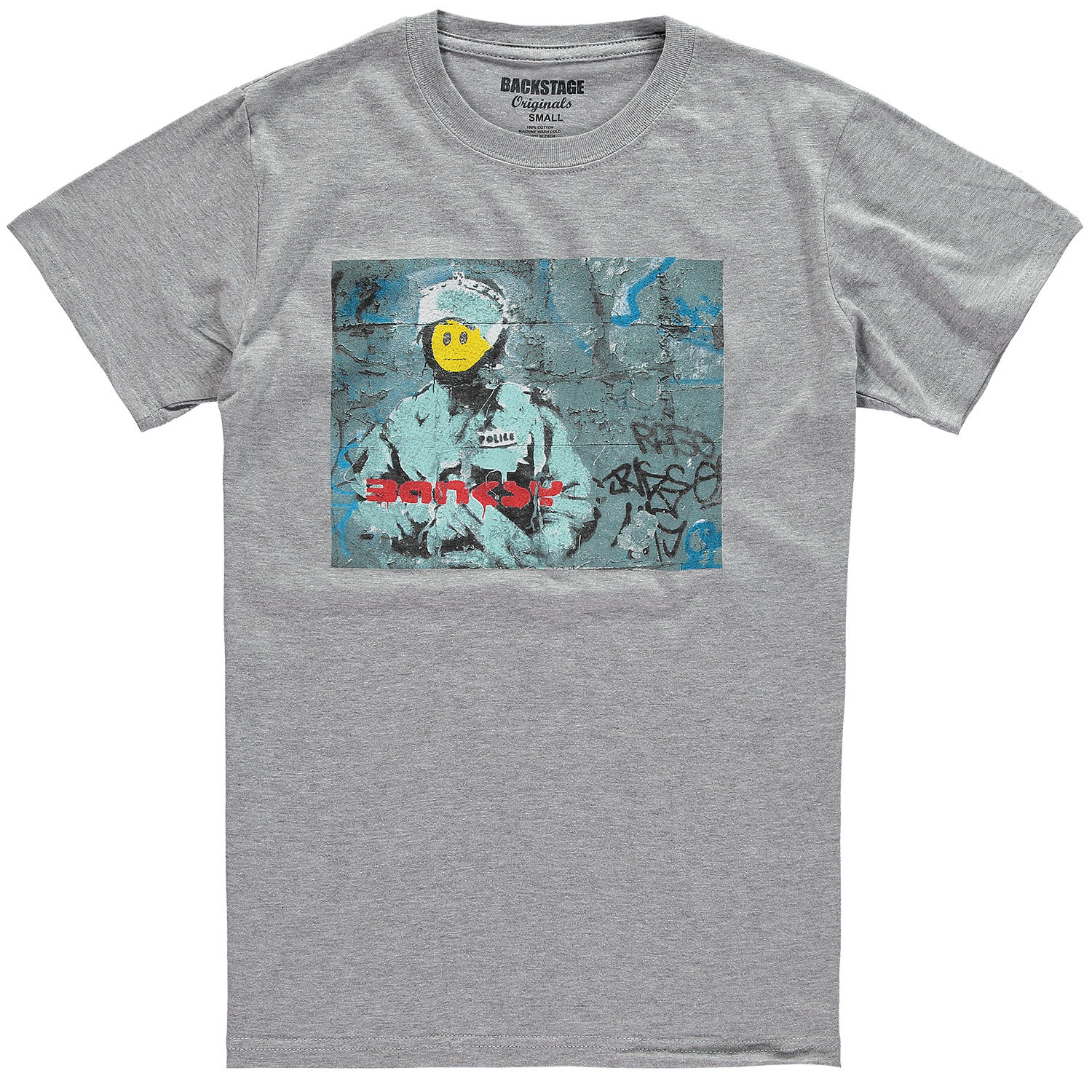 Image of Banksy Smiley Copper Men's T-shirt