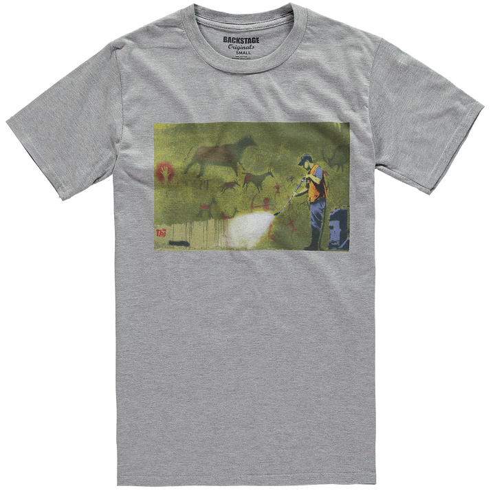 Banksy Cave Painting Men's T-shirt