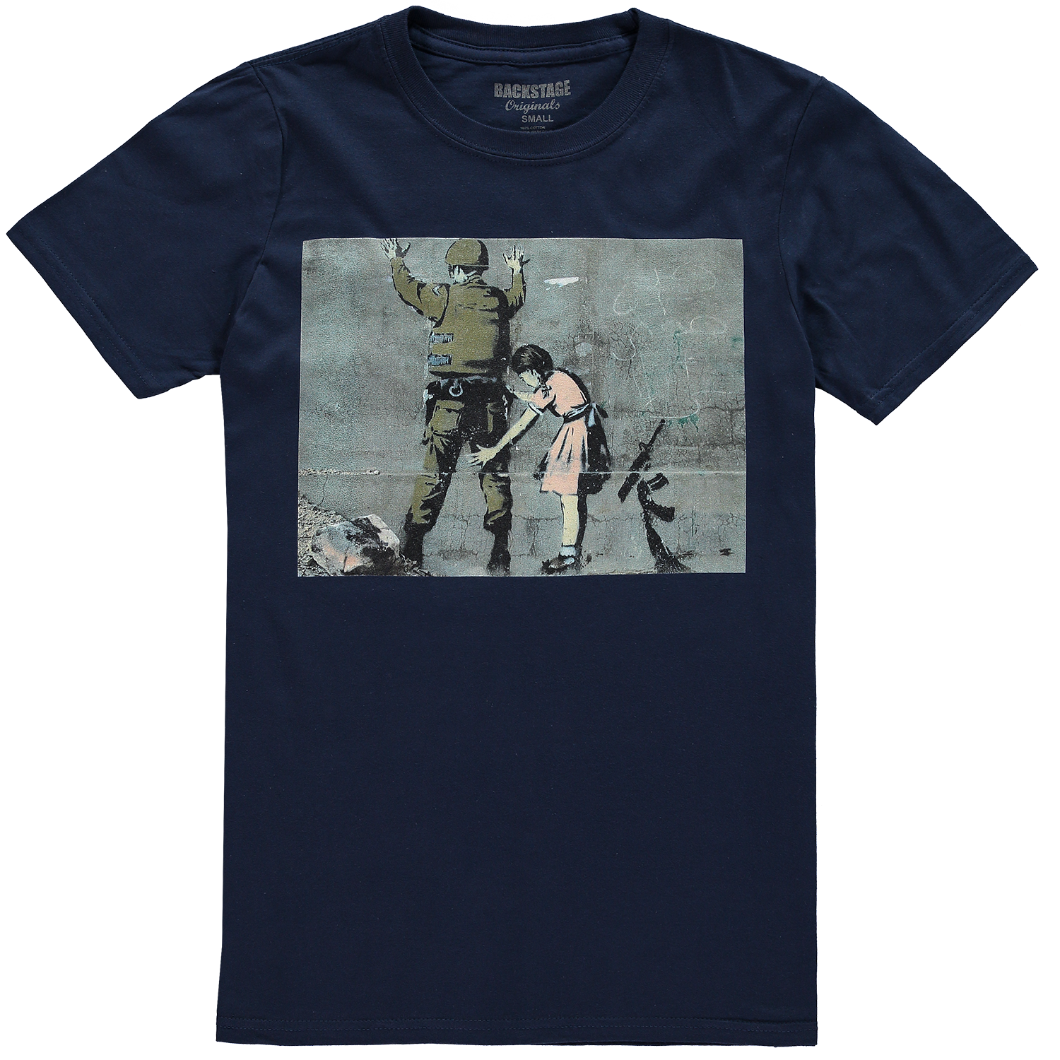 Image of Banksy Searching Men's T-shirt