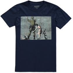 Image of Banksy Searching Men's T-shirt