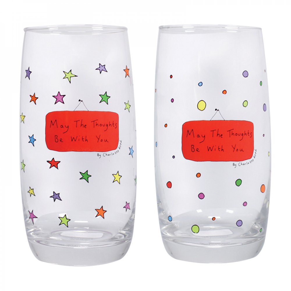 Image of May The Thoughts Glasses Set By Charlotte Reed