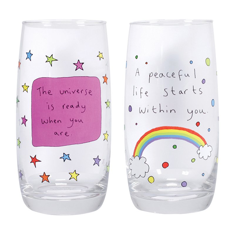 Image of May The Thoughts Glasses Set By Charlotte Reed