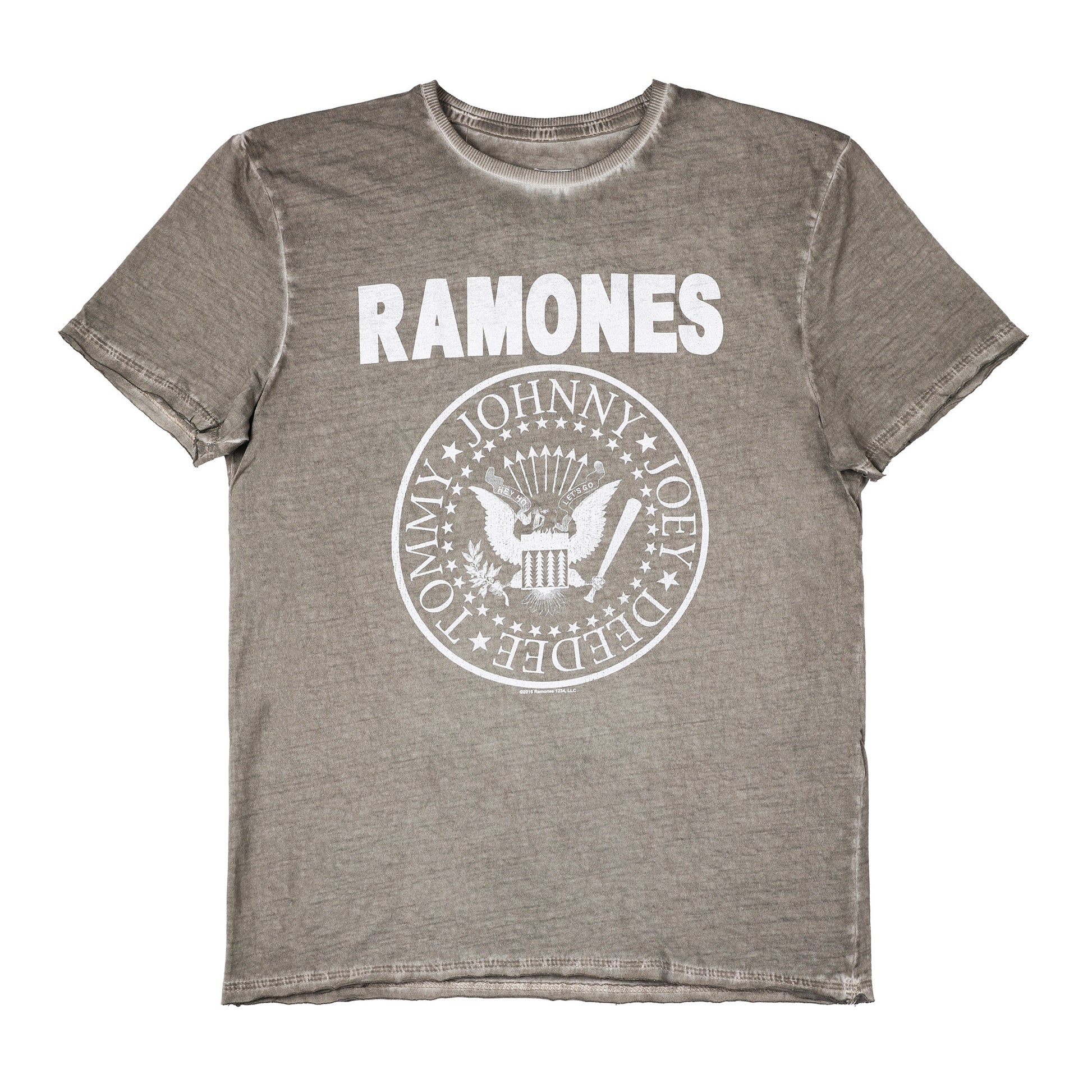 Ramones Logo Amplified Men's Oil Wash T-shirt