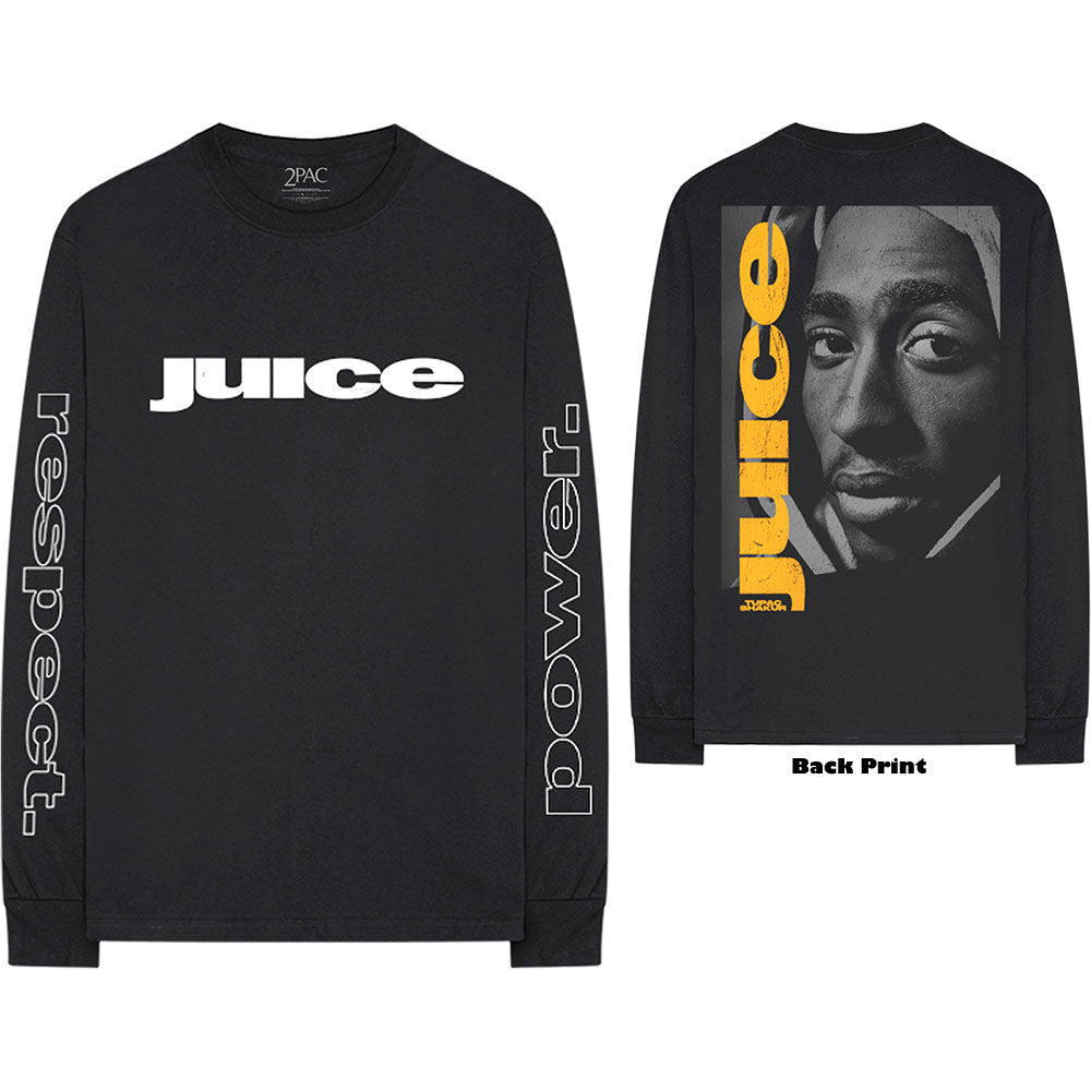 Image of Tupac Unisex Long Sleeved T-shirt - Respect Rock Off