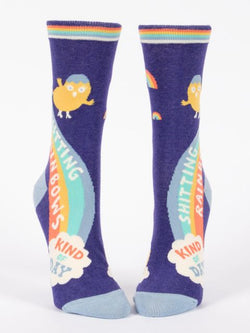 Image of Shitting Rainbows Kind Of Day W-Crew Socks
