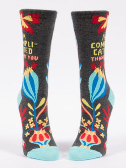 Image of I'am Complicated. Thank You W-Crew Socks