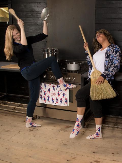 Image of Me When My Song Comes On W-Crew Socks