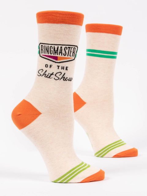 Image of Ringmaster Of The Shit Show W-Crew Socks
