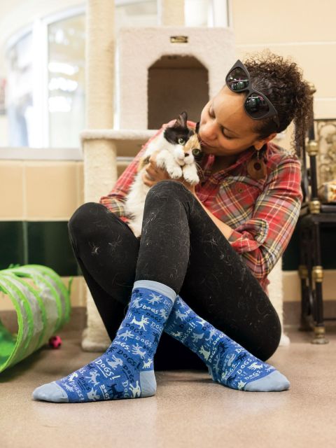 Image of Dogs! W-Crew Socks