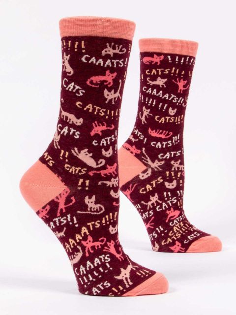 Image of Cats!! W-Crew Socks
