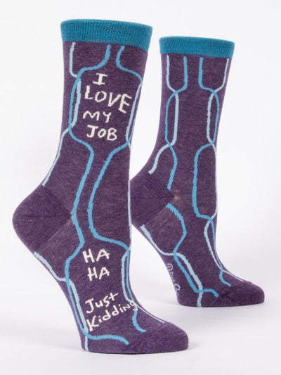 I Love My Job W-Crew Socks