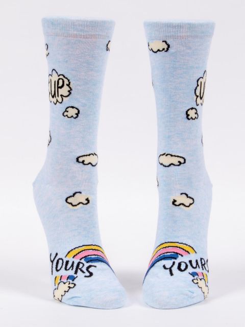 Image of Up Yours W-Crew Socks