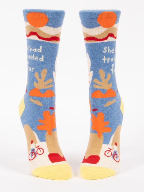 Image of She Had Traveled Far W-Crew Socks