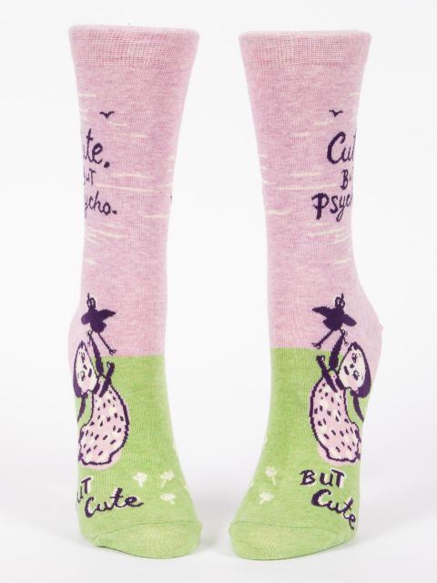 Cute But Psycho W-Crew Socks